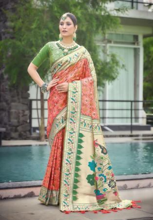 Picture of Radiant Silk Chocolate Saree