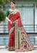 Picture of Shapely Silk Indian Red Saree