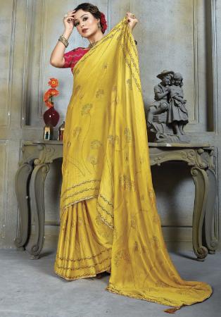 Picture of Enticing Chiffon Light Green Saree