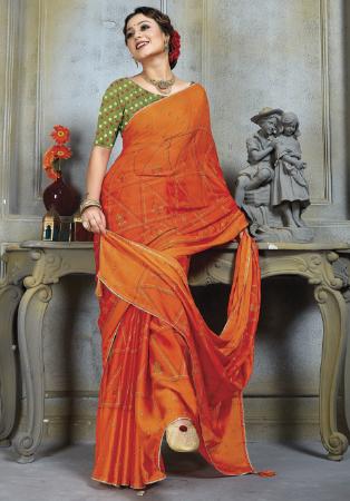 Picture of Radiant Chiffon Peru Saree