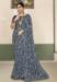 Picture of Classy Georgette Dark Slate Blue Saree