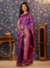 Picture of Comely Silk Purple Saree