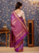 Picture of Comely Silk Purple Saree