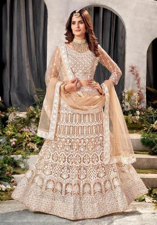 Picture of Good Looking Net Wheat Lehenga Choli