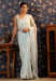 Picture of Classy Georgette Sky Blue Saree