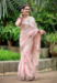 Picture of Well Formed Georgette Thistle Saree