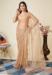 Picture of Comely Net Burly Wood Saree