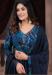 Picture of Rayon Dark Slate Blue Readymade Salwar Kameez