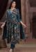 Picture of Lovely Rayon Midnight Blue Readymade Salwar Kameez