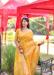 Picture of Good Looking Linen & Silk Yellow Saree