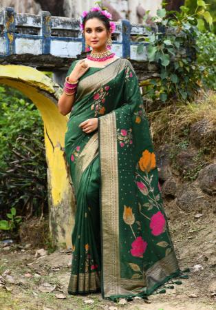 Picture of Taking Silk Sea Green Saree