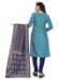 Picture of Silk Light Sea Green Straight Cut Salwar Kameez