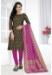 Picture of Radiant Silk Black Straight Cut Salwar Kameez