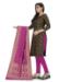 Picture of Radiant Silk Black Straight Cut Salwar Kameez