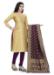 Picture of Silk Pale Golden Rod Straight Cut Salwar Kameez