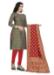 Picture of Bewitching Silk Dim Gray Straight Cut Salwar Kameez