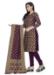 Picture of Ravishing Silk Purple Straight Cut Salwar Kameez