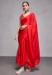 Picture of Pretty Silk Red Saree