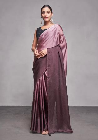 Picture of Delightful Silk Dim Gray Saree