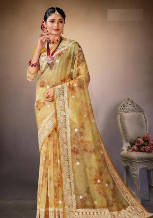 Picture of Good Looking Organza Peru Saree