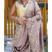 Picture of Classy Silk Silver Saree