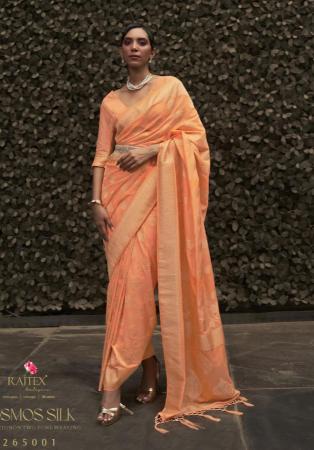 Picture of Pretty Chiffon Coral Saree