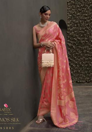 Picture of Fine Chiffon Pale Violet Red Saree