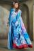 Picture of Fine Crepe Sky Blue Saree