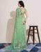 Picture of Exquisite Net Dark Sea Green Saree