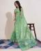 Picture of Exquisite Net Dark Sea Green Saree