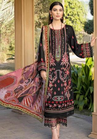 Picture of Georgette Dark Slate Grey Straight Cut Salwar Kameez