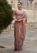 Picture of Radiant Crepe & Silk Rosy Brown Saree