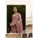 Picture of Radiant Crepe & Silk Rosy Brown Saree