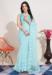 Picture of Alluring Silk Light Steel Blue Saree