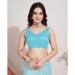 Picture of Alluring Silk Light Steel Blue Saree