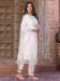 Picture of Delightful Chiffon White Readymade Salwar Kameez