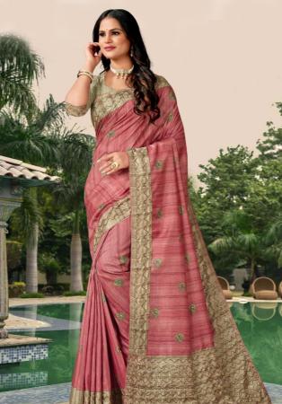 Picture of Taking Silk Hot Pink Saree