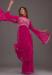 Picture of Georgette Dark Red Straight Cut Salwar Kameez