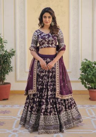 Picture of Superb Georgette Sienna Lehenga Choli