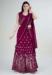 Picture of Amazing Georgette Purple Lehenga Sarees