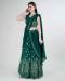 Picture of Magnificent Georgette Dark Green Lehenga Sarees