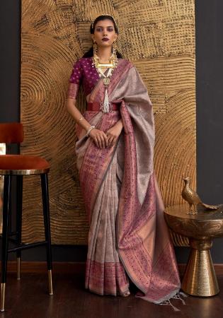 Picture of Shapely Silk Tan Saree