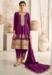 Picture of Sightly Silk Dark Magenta Readymade Salwar Kameez