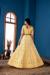 Picture of Pleasing Net Yellow Lehenga Choli