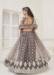 Picture of Pretty Net Grey Lehenga Choli