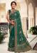 Picture of Resplendent Georgette Teal Saree