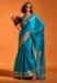 Picture of Beautiful Silk Teal Saree