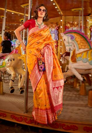 Picture of Classy Silk Coral Saree