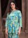 Picture of Amazing Chiffon Medium Aqua Marine Kurtis & Tunic