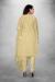 Picture of Organza Burly Wood Straight Cut Salwar Kameez